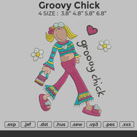 Groovy Cheek Embroidery