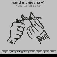 Hand Marijuana V1