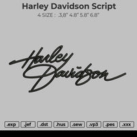 Harley Davidson Script