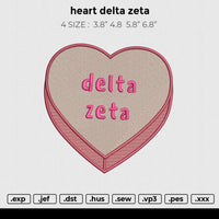 heart delta zeta