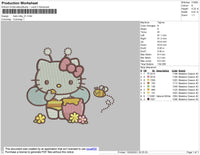 Hello Kitty 01 E,mbroidery