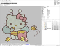 Hello Kitty 01 E,mbroidery