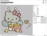 Hello Kitty 01 E,mbroidery