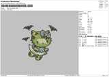 Hk Green Embroidery File 6 sizes