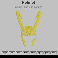 Helmet Embroidery