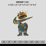 HipHop 1101 Embroidery File 6 sizes