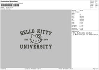 Hk Univ Embroidery File 6 sizes