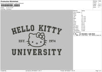 Hk Univ Embroidery File 6 sizes