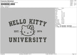 Hk Univ Embroidery File 6 sizes