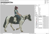 Horse Kid Embroidery File 6 sizes