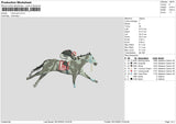 Horse 2912 Embroidery File 6 sizes