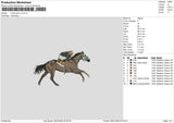 Horse V3 Embroidery File 6 sizes
