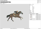 Horse V3 Embroidery File 6 sizes