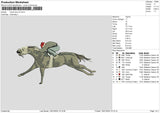 Horse Race V4 Embroidery File 6 sizes