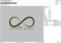 Infinite Fades Embroidery File 6 sizes