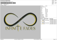 Infinite Fades Embroidery File 6 sizes