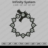 Infinity System Embroidery File 7