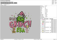 Grinchera Embroidery File 6 sizes