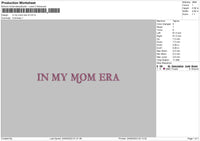 Mom Era V2 Embroidery File 6 sizes