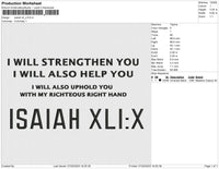 isaiah xli x