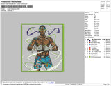 Israel Adesanya Embroidery