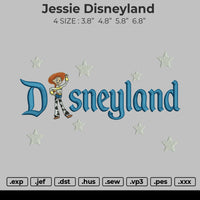 Jessie Disneyland Embroidery