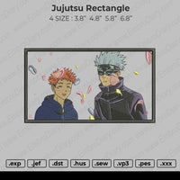 Jujutsu Rectangle Embroidery