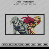 Jojo Rectangle Embroidery