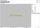 Jptext Embroidery File 6 sizes