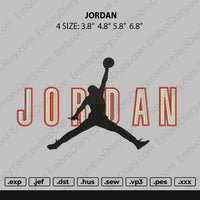 JordanText Embroidery