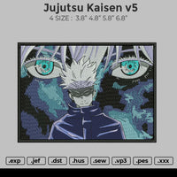 Jujutsu Kaisen V5 Embroidery