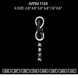 Jutsu 1123 Embroidery File 6 sizes