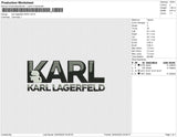 Karl Lagerfeld head