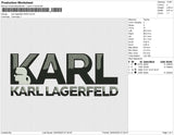 Karl Lagerfeld head