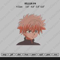 Killua V4 Embroidery