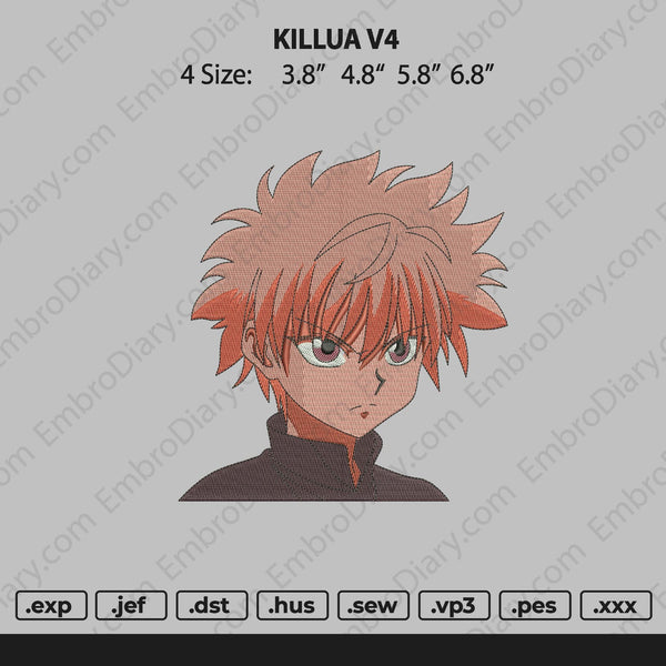 Killua V4 Embroidery