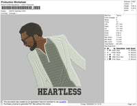 Kanye Heartless Embroidery