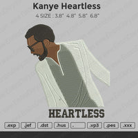 Kanye Heartless Embroidery