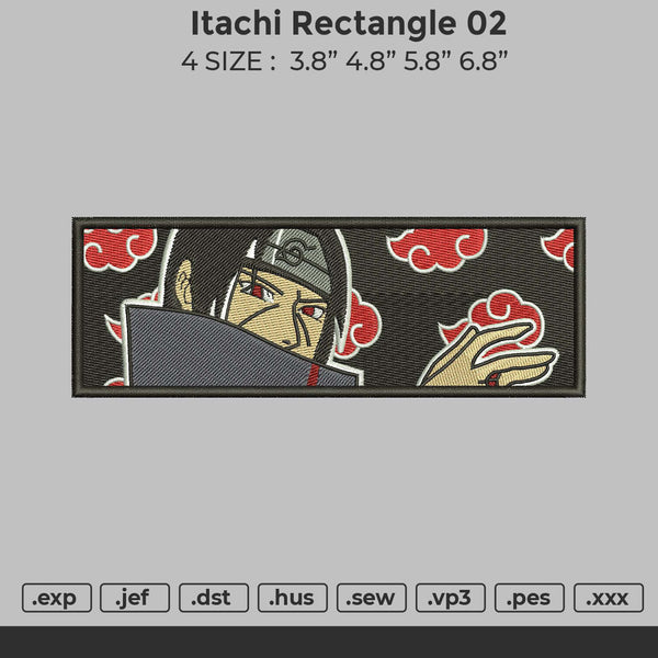 Itachi Rectangle 02 Embroidery