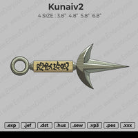 Kunai V2 Embroidery