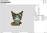 Kuro Halloween 23 Embroidery File 6 sizes
