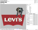 Levi"s Dog Embroidey