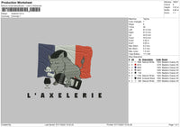 Laxelerie Embroidery File 6 sizes