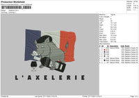 Laxelerie Embroidery File 6 sizes