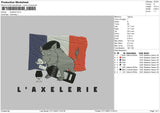 Laxelerie Embroidery File 6 sizes