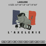 Laxelerie Embroidery File 6 sizes