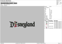 Minnieland V2 Embroidery File 6 sizes