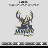 Laredo Embroidery File 6 sizes