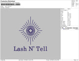 lash n tell Embroidery