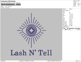 lash n tell Embroidery